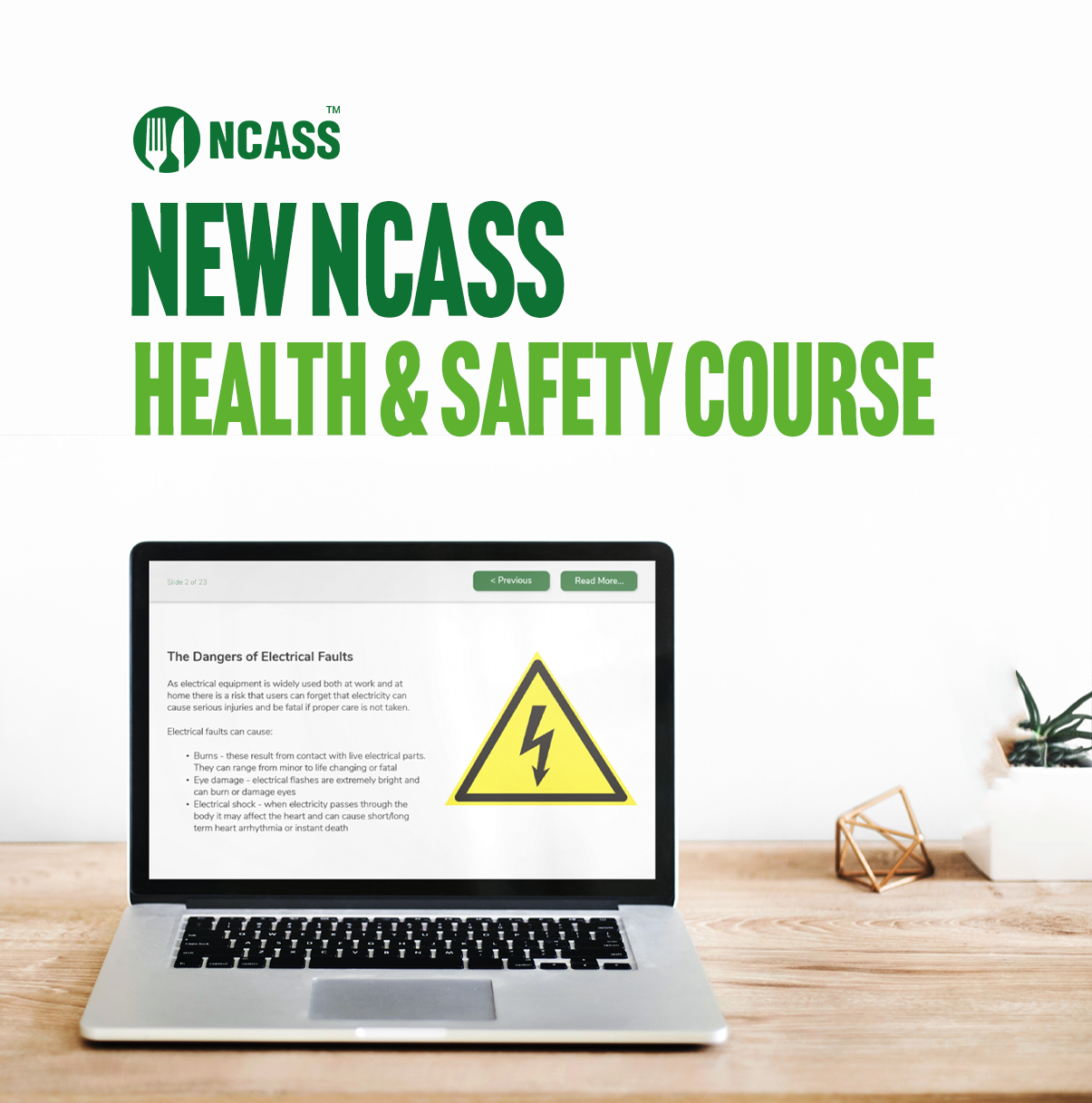 New Health and Safety course